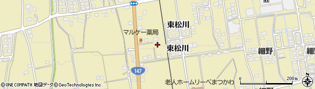 長野県北安曇郡松川村5689-186周辺の地図