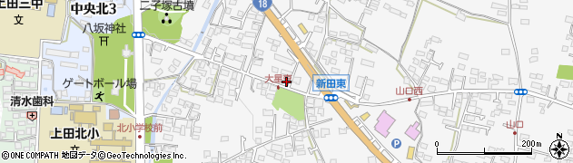 森永　上田宅配センター周辺の地図