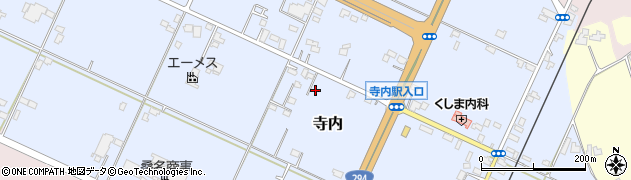 栃木県真岡市寺内1223周辺の地図