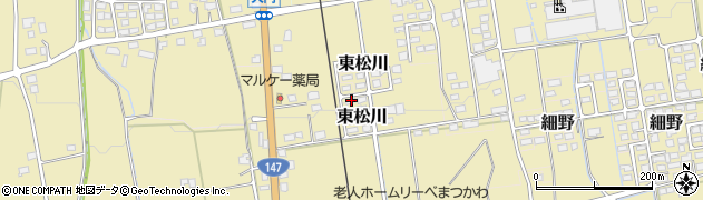 長野県北安曇郡松川村5689-292周辺の地図