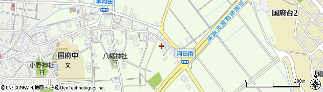 石川県小松市河田町（オ）周辺の地図