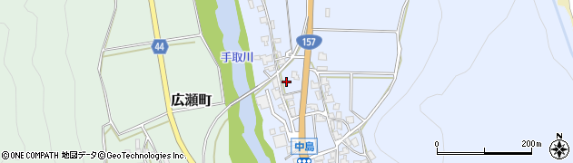 石川県白山市中島町ハ51周辺の地図