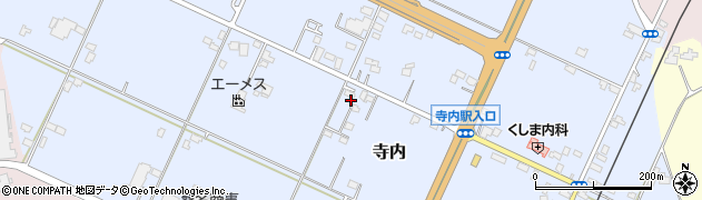 栃木県真岡市寺内1219周辺の地図