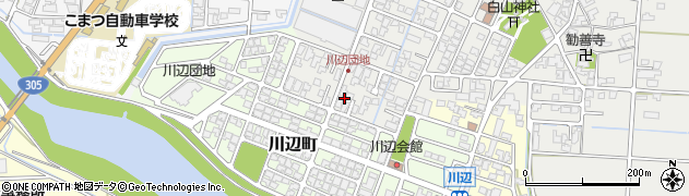 石川県小松市一針町（ヲ）周辺の地図