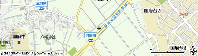 石川県小松市河田町（ラ）周辺の地図