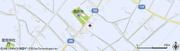 栃木県真岡市東大島1167周辺の地図