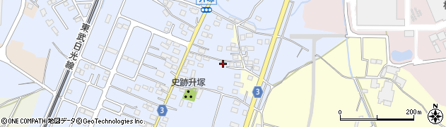 栃木県栃木市都賀町升塚47-5周辺の地図
