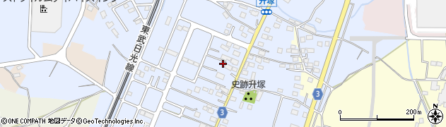 栃木県栃木市都賀町升塚119周辺の地図