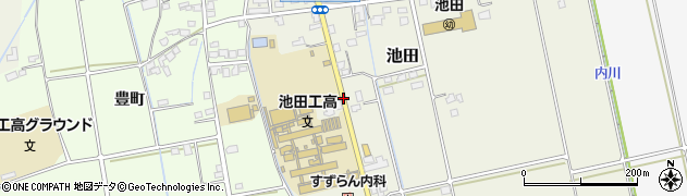 池田工業高校前周辺の地図