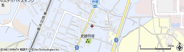 栃木県栃木市都賀町升塚45周辺の地図