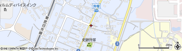 栃木県栃木市都賀町升塚42周辺の地図