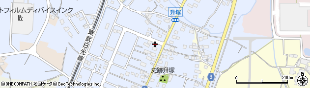 栃木県栃木市都賀町升塚88周辺の地図