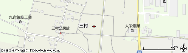 栃木県上三川町（河内郡）三村周辺の地図