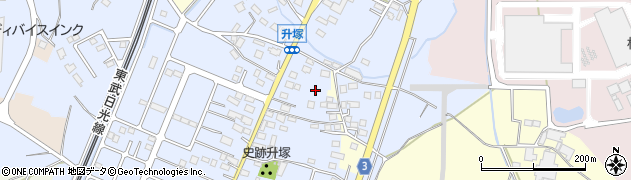栃木県栃木市都賀町升塚39周辺の地図
