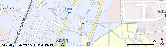 栃木県栃木市都賀町升塚32周辺の地図