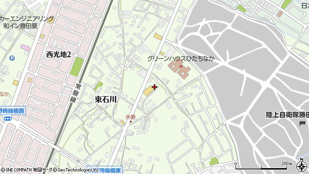 〒312-0052 茨城県ひたちなか市東石川の地図