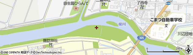 石川県小松市平面町（ヌ）周辺の地図