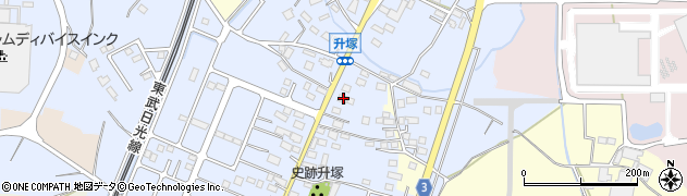 栃木県栃木市都賀町升塚40-1周辺の地図