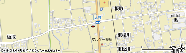 ファミリーマート安曇野松川店周辺の地図