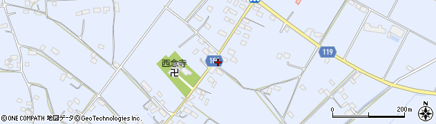 栃木県真岡市東大島616周辺の地図