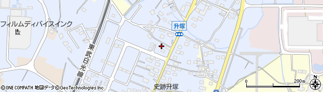栃木県栃木市都賀町升塚91-2周辺の地図