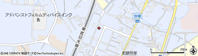 栃木県栃木市都賀町升塚764周辺の地図