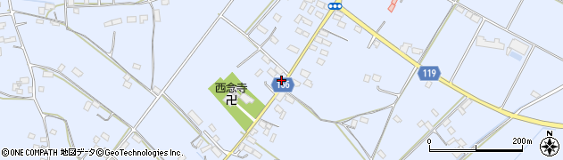 栃木県真岡市東大島1172周辺の地図