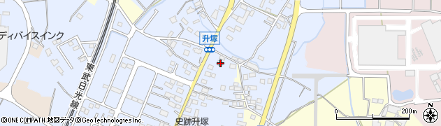 栃木県栃木市都賀町升塚37周辺の地図