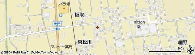 長野県北安曇郡松川村5689-168周辺の地図