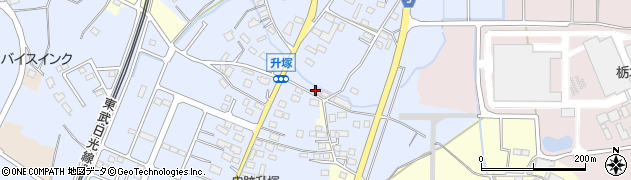 栃木県栃木市都賀町升塚35周辺の地図