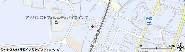栃木県栃木市都賀町升塚198周辺の地図