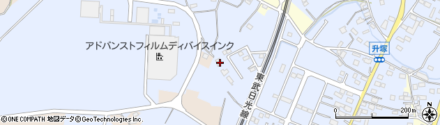 栃木県栃木市都賀町升塚196周辺の地図