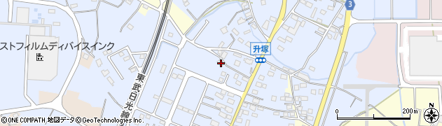 栃木県栃木市都賀町升塚115周辺の地図