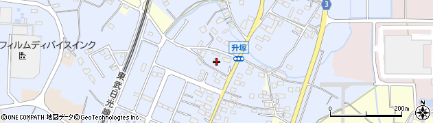 栃木県栃木市都賀町升塚92周辺の地図