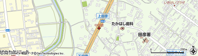 中田彦周辺の地図