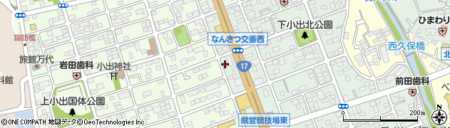 カーコンビニ倶楽部Ｒ１７前橋下小出ＳＳ店周辺の地図