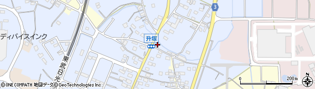 栃木県栃木市都賀町升塚35-1周辺の地図