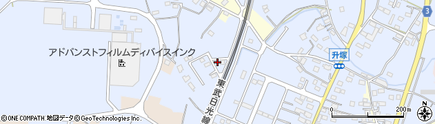 栃木県栃木市都賀町升塚212周辺の地図