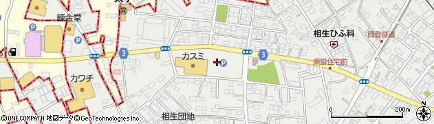 フードマーケットカスミ桐生相生店駐車場周辺の地図