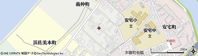 石川県小松市義仲町周辺の地図