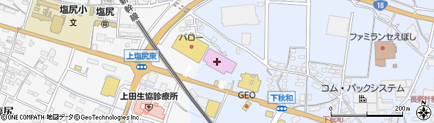理容プラージュ上田秋和店周辺の地図