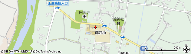 栃木県下都賀郡壬生町藤井1267周辺の地図
