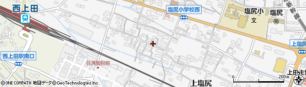 長野県上田市上塩尻周辺の地図