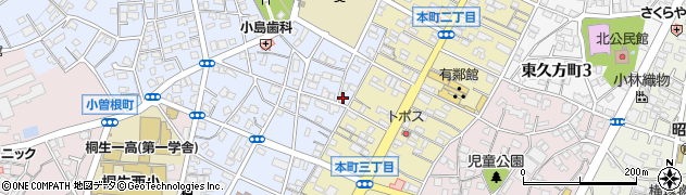 桐生治療院周辺の地図