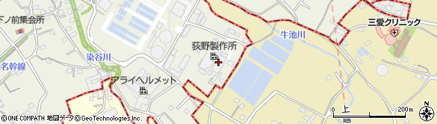 株式会社荻野製作所　第二工場周辺の地図