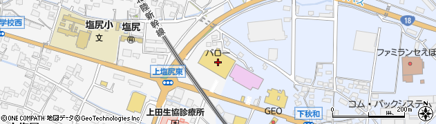 バロー秋和店周辺の地図