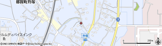 栃木県栃木市都賀町升塚100周辺の地図