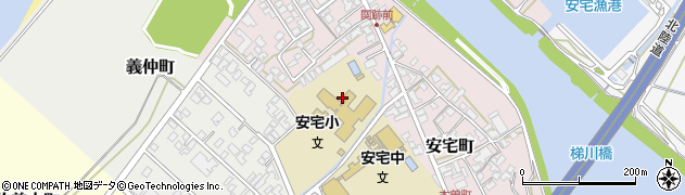 石川県小松市安宅町安宅林周辺の地図