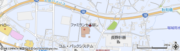 長野県上田市秋和周辺の地図