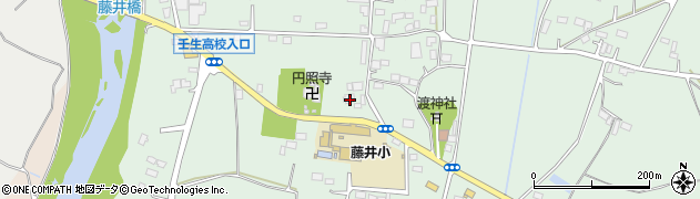 栃木県下都賀郡壬生町藤井1278周辺の地図